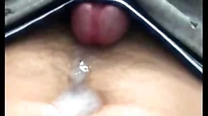 Cumming without arms on my reconcile oneself to and navel!