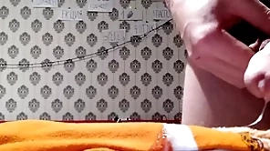 Cumshot on socks hither hairy pubis
