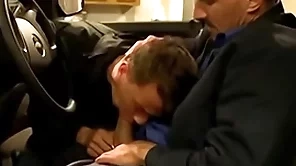 Young gay analrailed by hunk after slobbering uppish dick