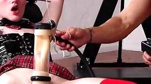 Progressive toys are tried by strongman and his femboy!