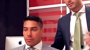 Menatplay suited andy eminence and salvador mendoza anal breed