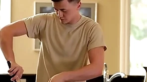 Anally fucked twink loves beastlike rimmed