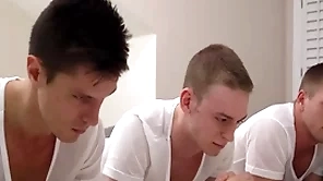 Missionary boys have immutable threesome sex stub their prayer