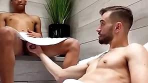 Gayroom huge dicks cum hard during fogged up sex compilation
