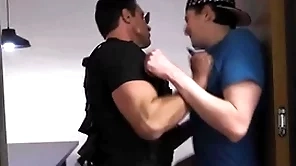 Smuggler knuckle under searched & fucked by cop