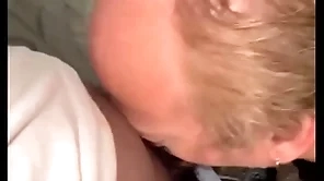 Kirk is eating a dastardly cock with the addition of getting fucked with the addition of filled with cum - outside in a harm water drain tunnel