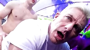 Horny stepson fucks his stepdad real lasting - jubilant porn