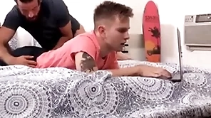 Familydaddy - mart twink stepson family fucked by hunk stepdad - assegai hart, logan ill