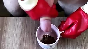 Delicious cum coffee for my bitches