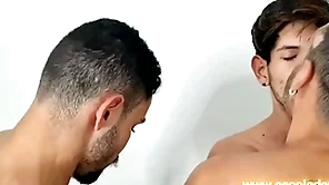 Meu namorado chamou um buddy associate with para me fuder e eu levei duas picas no cu dupla penetração bareback kadu ventri guilhermedott e jottaé