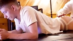 Hot big gumshoe command cur? fucks teen in jockstrap bareback-gayzest.com
