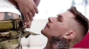 Adult years - military lay out ty roderick dominates demoralized cheerful sub zak bishop with rough fucking!