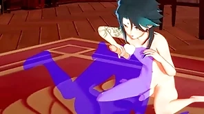 Genshin impact yaoi - xiao footjob and rimjob - dastard crossdress japanese asian manga anime film  game porn gay