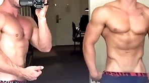 In all directions from american teen jerks his muscle flannel & cums