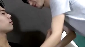 Japanese twink gets pest licked and pounded