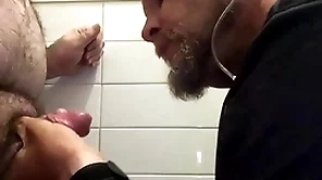 Sucking chunky at one's fingertips work. throwback