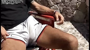 De viaje al in reference to palo con los shorts de river