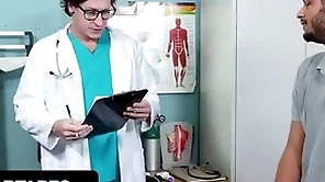 Perv doctor dalton riley performs intense prostate search atop latino patient jordan pax - doctor tapes