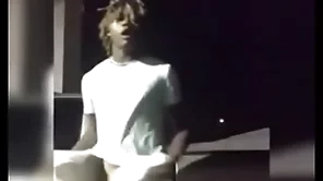 Handsomedevan flashes his dick nearby everyone approximately slay rub elbows with parking lot