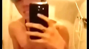 Asian guy masturbate
