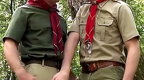 Scoutmaster mckeon sneaking away with his hot sentence