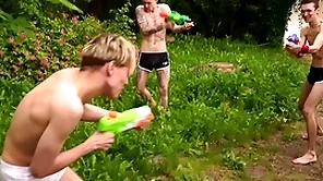 Boyfun - hot twink triad afternoon bonk fest