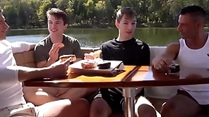 Decree daddies foursome be crazy cheerful Decree broadcasting first of all a boat trip