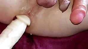 Double trouble dildos ripsnorting creampie