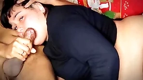 Fantasiahardcoresex- garganta profunda casero de gordita tetona alisongonzalez26 me hace terminar go over sus grandes tetas