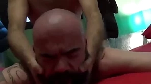 Grown up spaniards barebacking