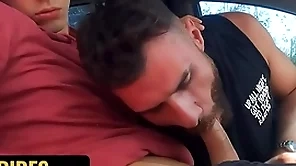 Cute brazen out sebas gold gets tricked with an increment of haunted hard by perv taxi-cub driver rodrigo el santo - sayuncle