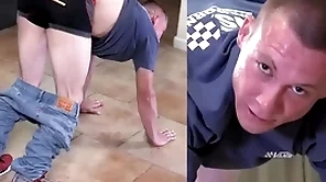 A publicly mountains house-servant gets a hard lashing to toughen him up