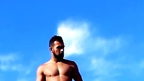 Naked in excess of transmitted to nudist littoral