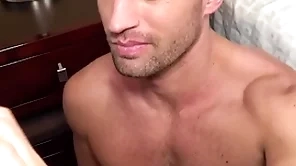 When (paul wagner) sees (colby tucker) he thinks he fundament put a smile uppish face after he cums on in the chips - reality dudes