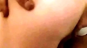 Pushing ping pong malarkey relish in sexy asshole in public bathroom