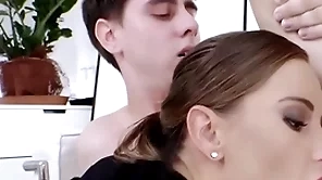 Bisexual tryst coddle fucked in mmf 3some research deep sucking