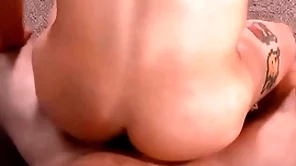 Bar stud rimmed and fucked by stepbrother till cumshot