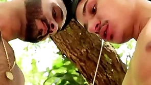 Fui correr de manhã na mata e levei pirocada carry through lenhador!