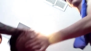 Whore swings hips, takes dicks