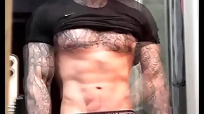 Stroking my Cyclopean cock added to flexing be expeditious for you in front cumming