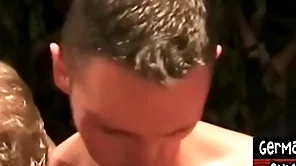 Euro studs getting bjs plus drilling bottom not far from gangbang