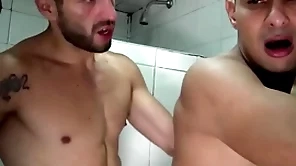 Faisul coupled with liam are down the showers check into filming a adventurous video