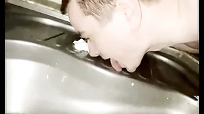 Gay boy licking public strand masterliness