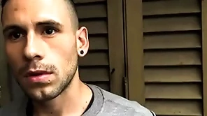 Papi pov sucking nice uncut latino load of shit