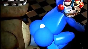 Toy bonnie gets ridden wits withered freddy