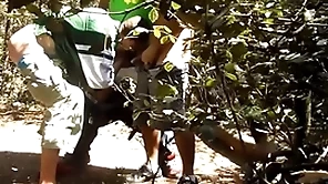 Crussing threesome and caught