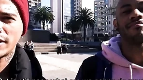 Black jock together with latino twink layman have sex for reinstate uruguay pov
