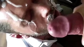 Epic mammoth cumshot on my light huge dick