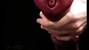 Masturbating hulking horse-shaped dildo