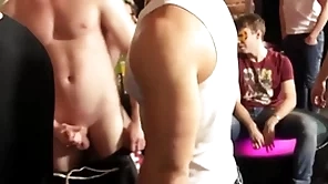 Euro rafter barebacked at near kinky party